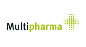 Multipharma logo, Belgian cooperative pharmacy network