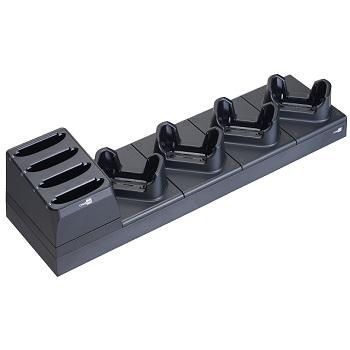 (5CBC-RK25) 4 Slot Terminal Cradle W/O Ethernet and 4 Slot Battery Charger Cradle for RK25 EU adapter