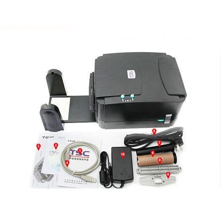 External roll mount assembly for TX-200 with 3" core label spindle