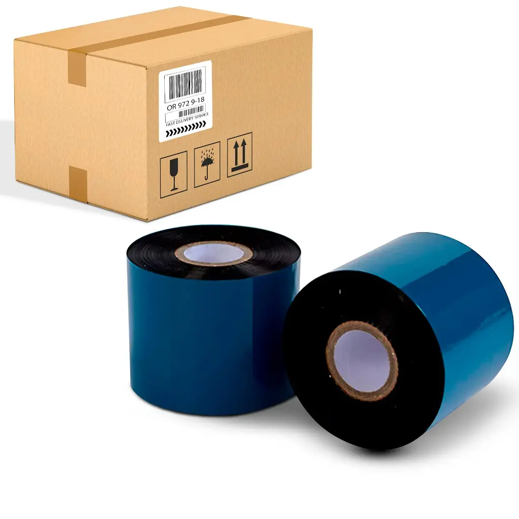 Ribbon Wax Premium 83mm x 600M Outside 1"core (Box of 10)