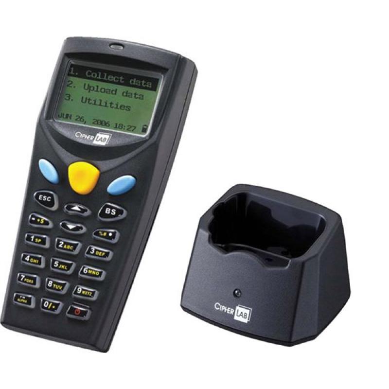 Cipherlab 8001 Batch, Linear imager, 4MB, Charging and Communication Cradle, USB cable, EU