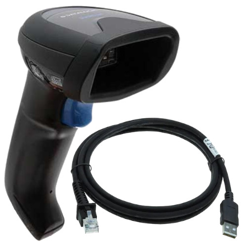 [QD2590-BKK1] QuickScan QD2500, 2D, multi-IF, Digimarc, kit (USB), black