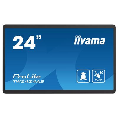 [TW2424AS-B1] iiyama ProLite TW2424AS-B1, Projected Capacitive, 10 TP, Full HD, USB, USB-C, Ethernet, Android, black 